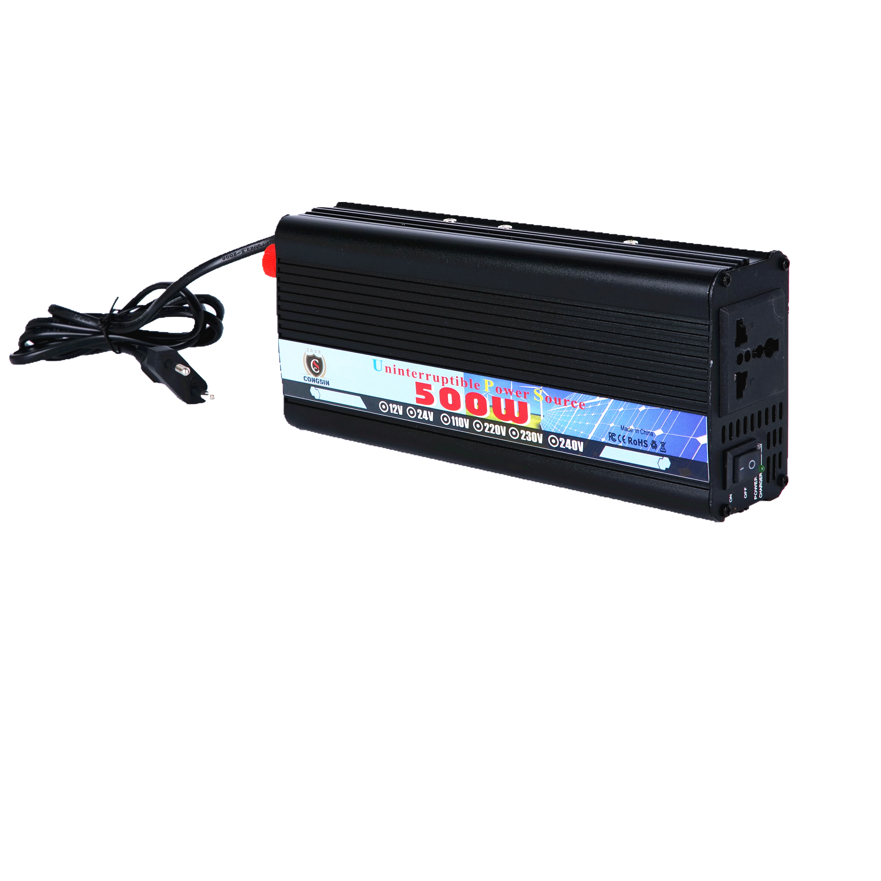 12V DC 220V AC Modified Sine Wave Invertor 300W 500W 1000W 1500W 2000W 3000W UPS Inverter with Battery Charger Function