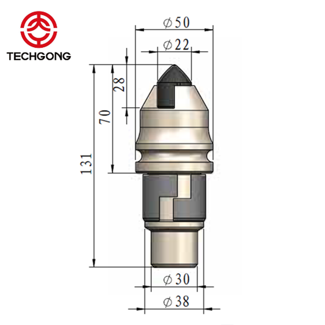 FOUNDATION DRILLING PICKS MINING CONICAL BITS ROUND SHANK CHISEL ROADHEADER PICKS CONICAL CUTTER PICK