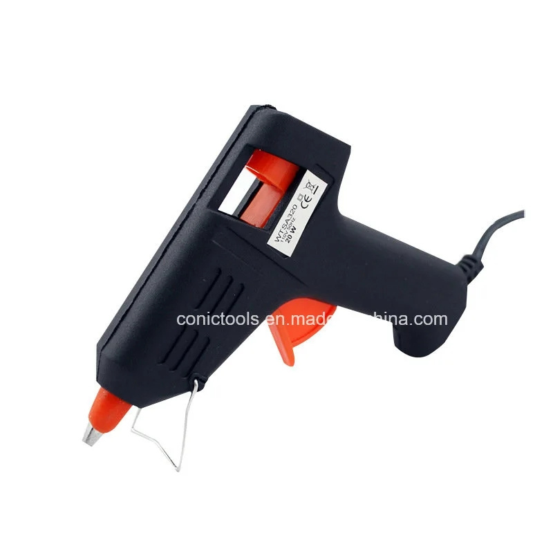 Factory Customization Professional Black 20w Blister Packing Glue Gun Hot Melt Glue Gun