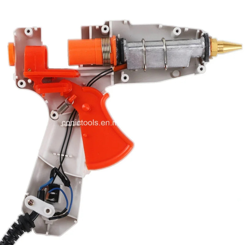 Factory Wholesale 60w Blister Packing Electric Hot Glue Gun Copper Nozzle Hot Melt Glue Gun with Sticks