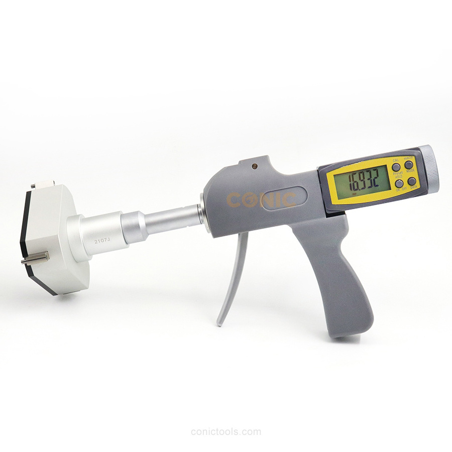 87-100mm pistol grip digital three-point bore gauge Inside Micrometer 3 Point Internal Micrometer