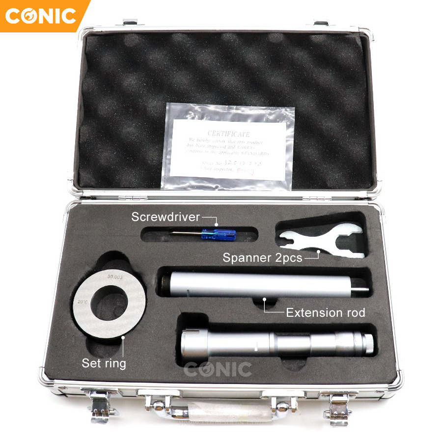 3 Point Internal Micrometer 30-40mm with Aluminum Case (blind hole type)