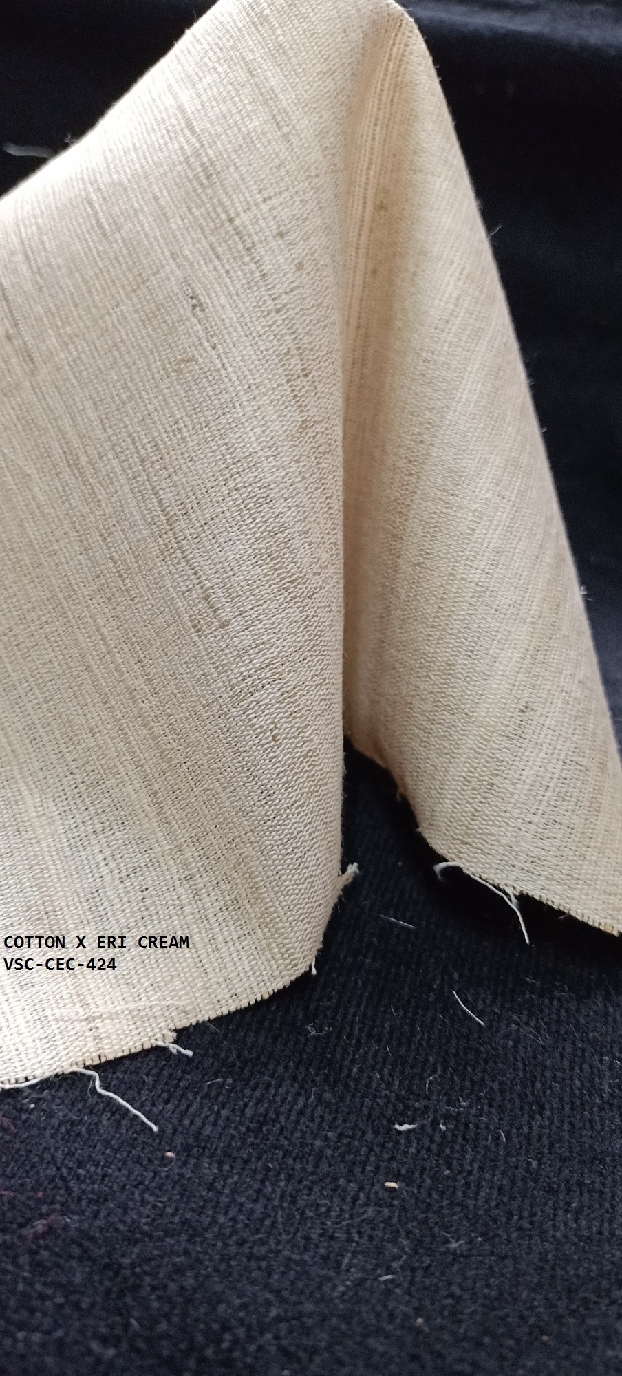 natural dupion silk fabric suitable for clothing designers and garment makers