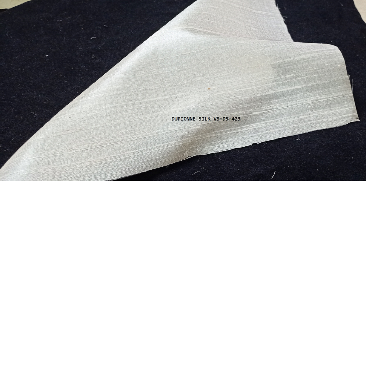 natural dupion silk fabric suitable for clothing designers and garment makers