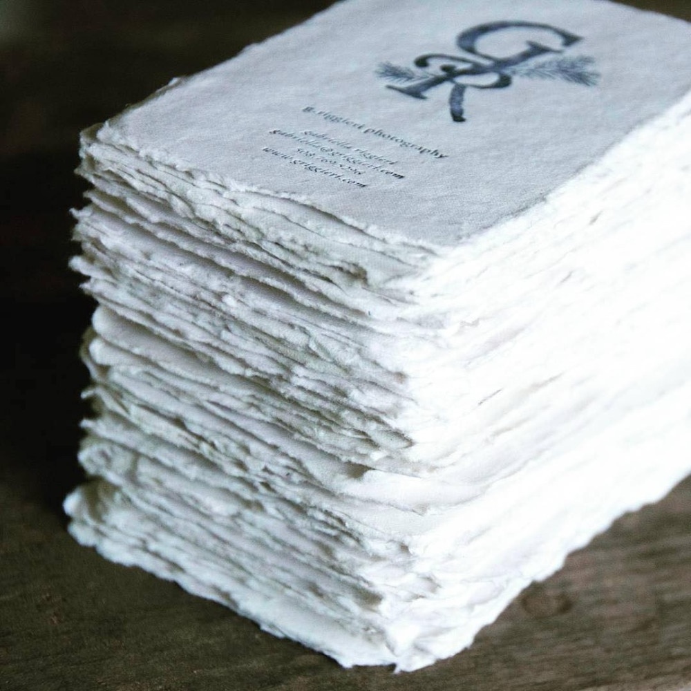 custom made cotton rag handmade papers in 125 GSM suitable for book binders and journal makers for book binding ideal for sale