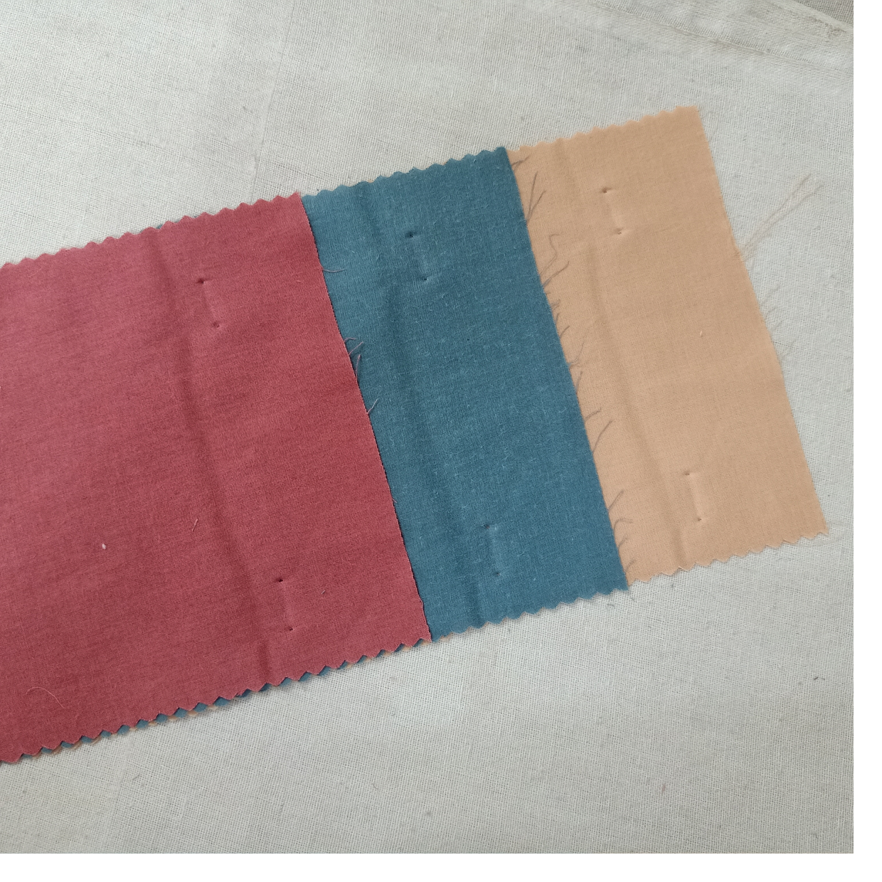 custom made organic cotton eco friendly dyed cambric fabrics, ideal for use in making scarves and for textile artists