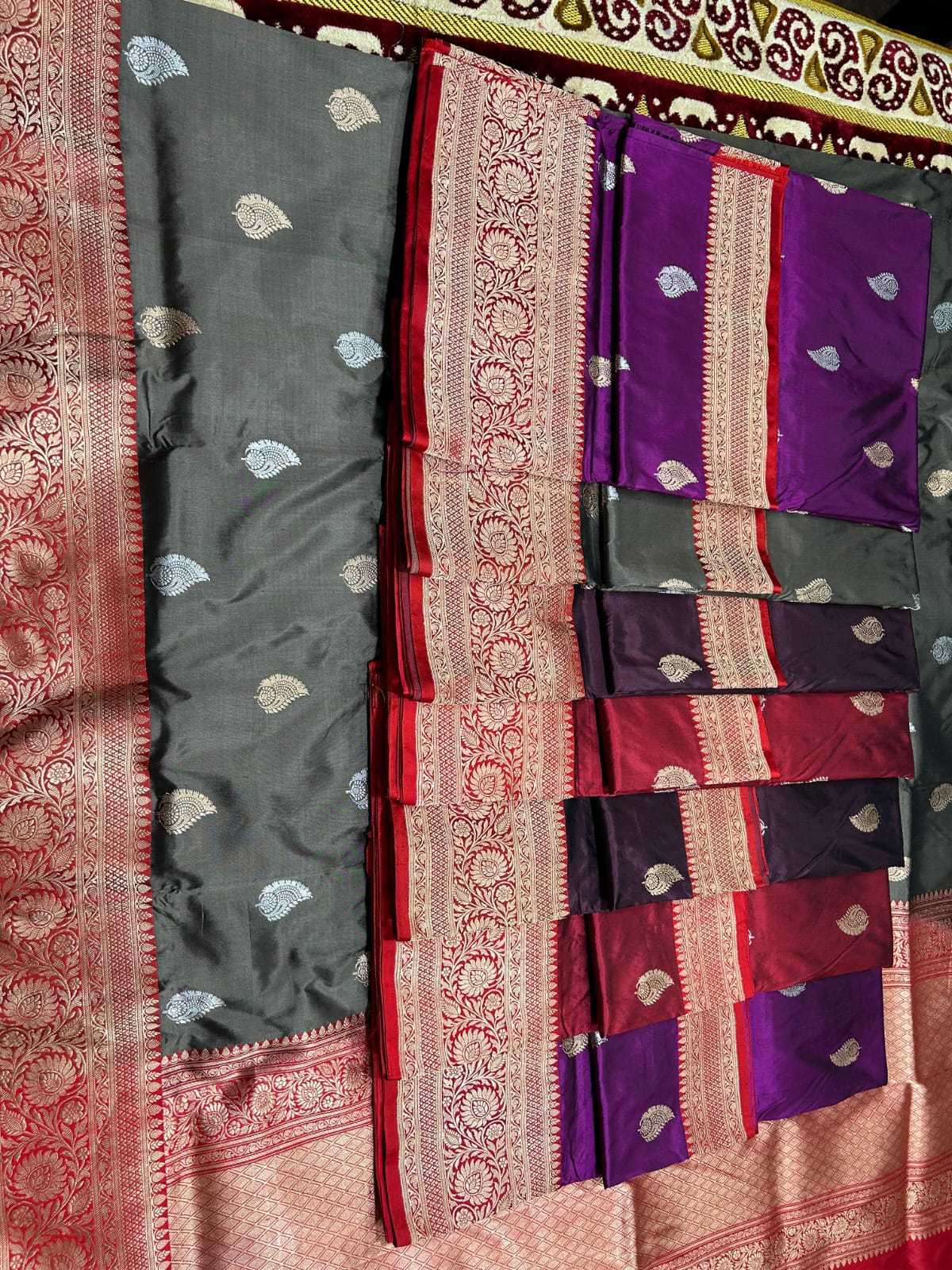 custom made brocade silk fabrics in custom made colors ideal for saree and Indian product  suppliers