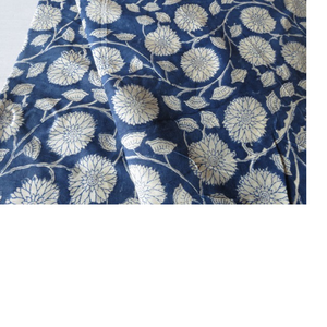 custom made block printed fabric made from 100 % cotton, suitable for home furnishings, clothing , custom designs also