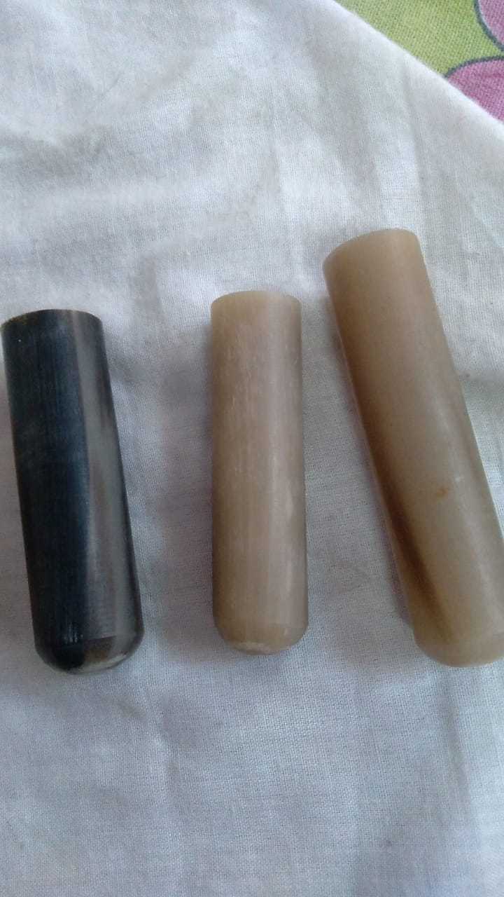 natural buffalo horn rolls and buffalo horn handles ideal for furniture manufacturers and suitable for resale from size  2 inch