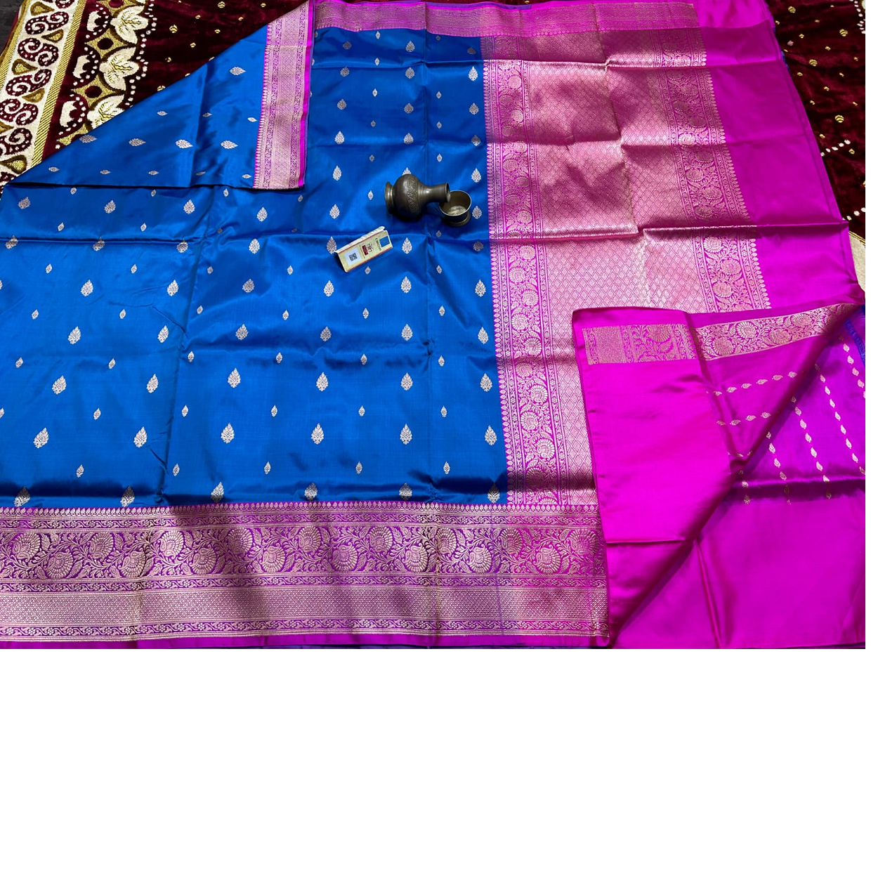 custom made brocade silk fabrics in custom made colors ideal for saree and Indian product  suppliers