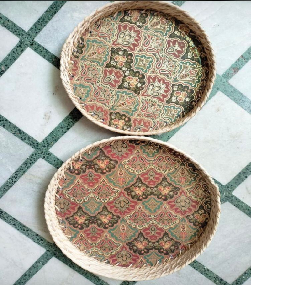 custom made cane baskets with resin bases available in assorted sizes and shapes with multiple patterns suitable for home stores