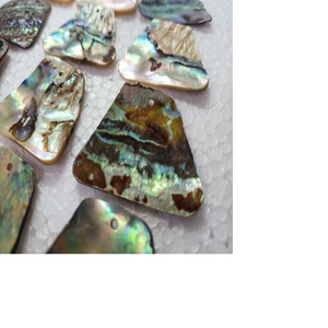 custom made abalone shells in size 20*40 mm ideal for jewelry designers and bead stores for resale