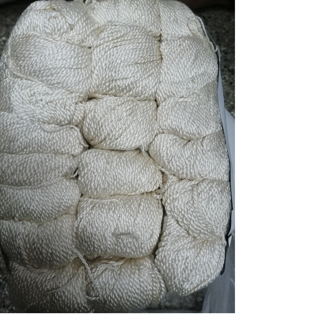 mulberry silk lace yarn in 100 gram skeins suitable for yarn and fiber stores can be custom dyed