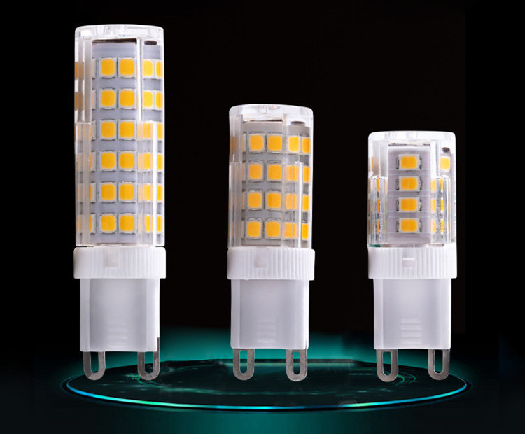 2109 New arriver  LED corn lamp bulb  85V-265V lights energy saving light  G9 lighting  candle smd2835 white  cool