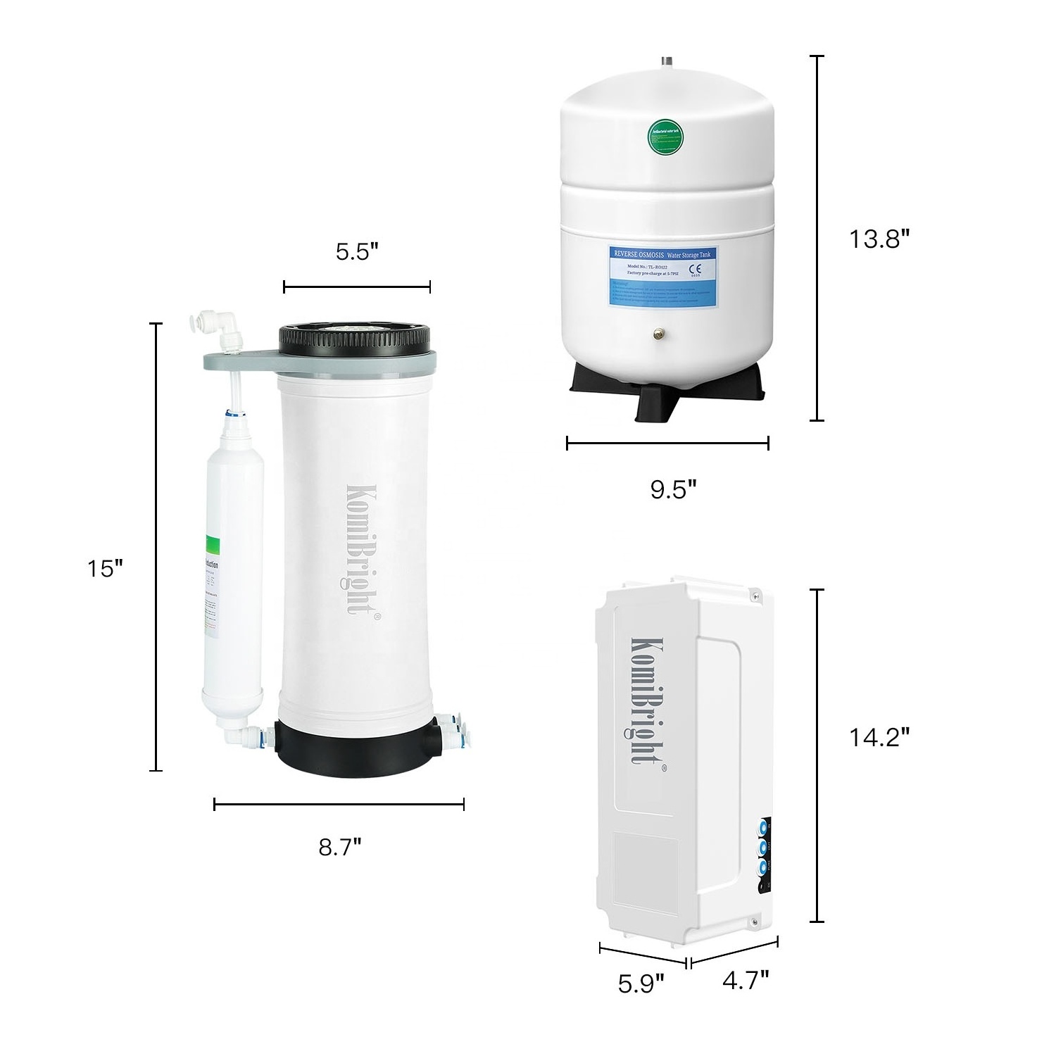 Integrated Water Purifier Household Reverse Osmosis Water Filtration System