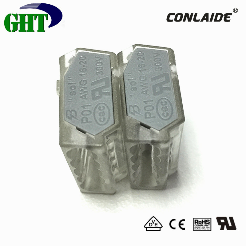 Transparent 5 Pin Electrical Quick Connector For use in Junction box