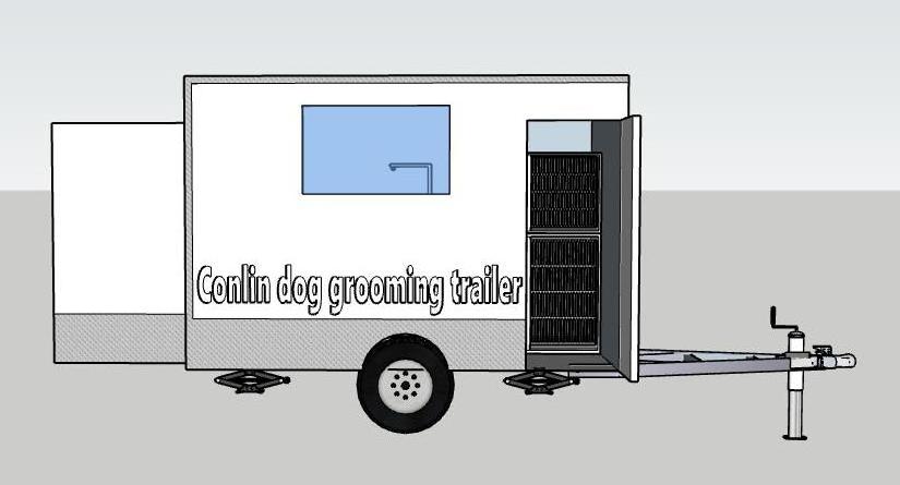 Eu Standard Mobile Dog Grooming Trailer Dog  Grooming Salon for Sale in France