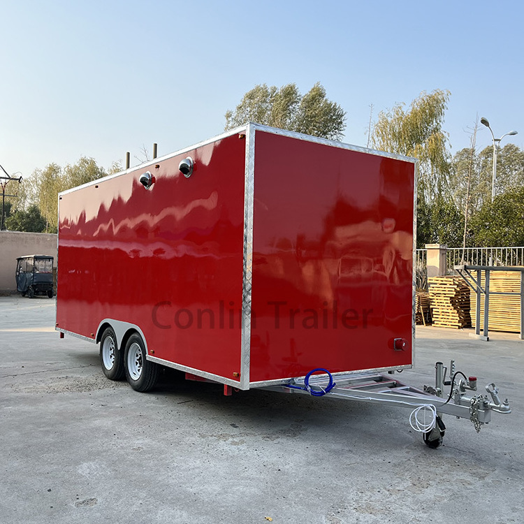 New Arrived Pizza Trailer Food Trailer Fully Equipped Restaurant Lemonade Stand for Sale