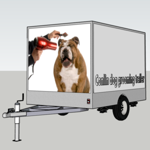 Eu Standard Mobile Dog Grooming Trailer Dog  Grooming Salon for Sale in France