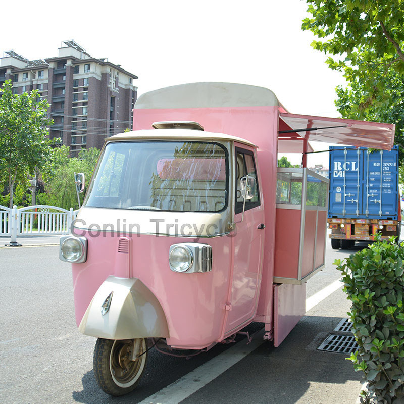 Electric vintage golf cart ice cream truck ice cream bike