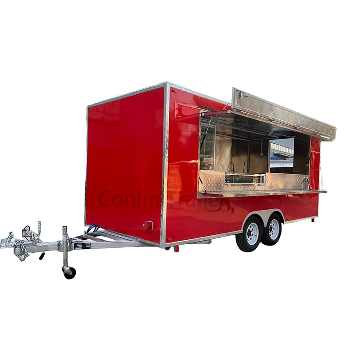 Conlin Factory price slush food truck mobile ice-cream food truck carts to sell food for sale