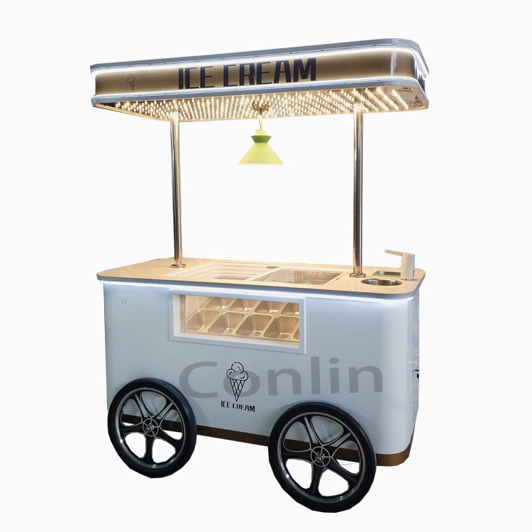 New arrived carrito para vender nieve cart to sell snow food truck cotton candy for sale