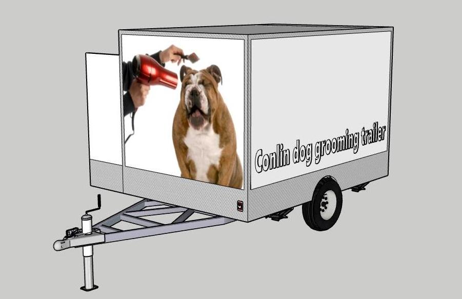 Eu Standard Mobile Dog Grooming Trailer Dog  Grooming Salon for Sale in France