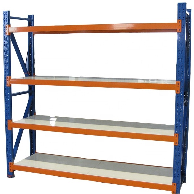 4 tier shelf rack Metal warehouse commercial shelf for sale