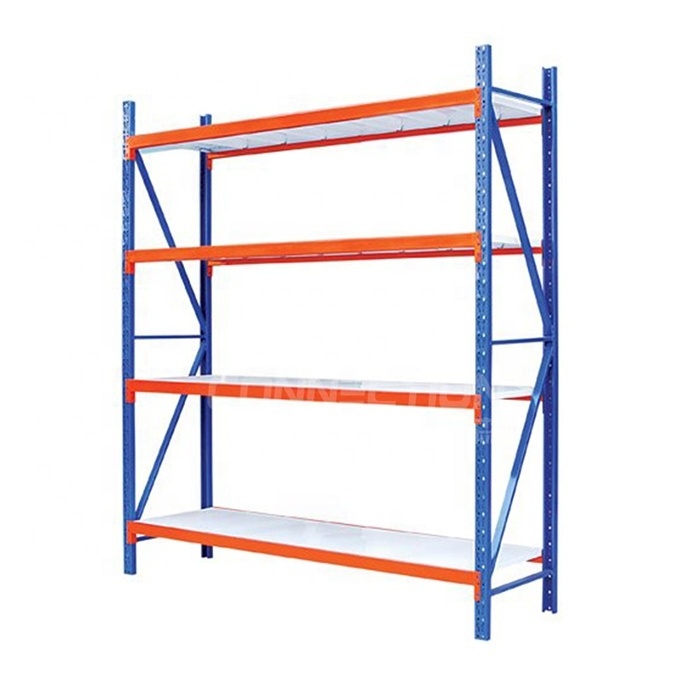 4 tier shelf rack Metal warehouse commercial shelf for sale