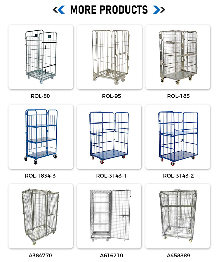 Logistics Trolley Storage Carts Folding Handling Carriers Mobile Libraries Warehouse Sorting Cars Finishing Cars