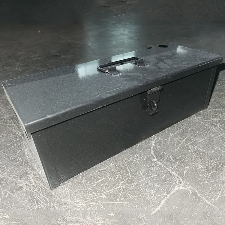 Factory Directly Provide Portable Hand Strong Packing Big Metal Tool Box Double Layers Iro Tool Box