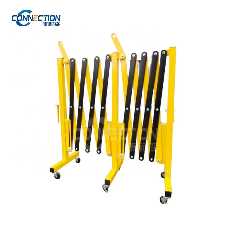 Expanding Iron Traffic Expandable Barrier Retractable Expandable Foldable Traffic Barrier