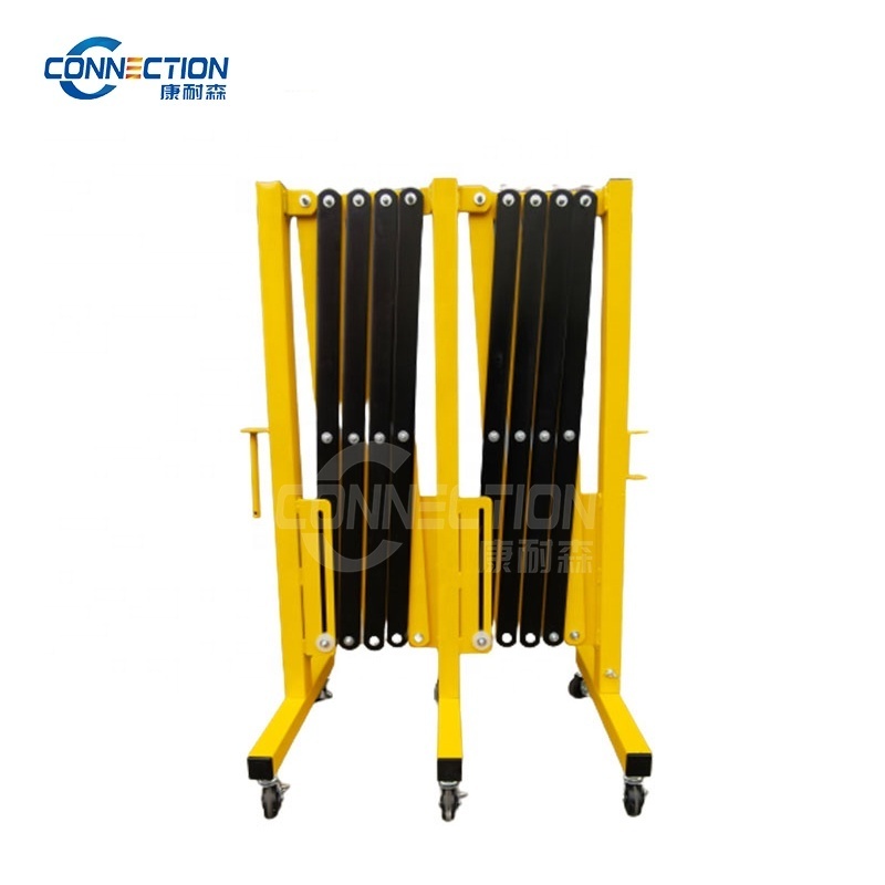 Expanding Iron Traffic Expandable Barrier Retractable Expandable Foldable Traffic Barrier