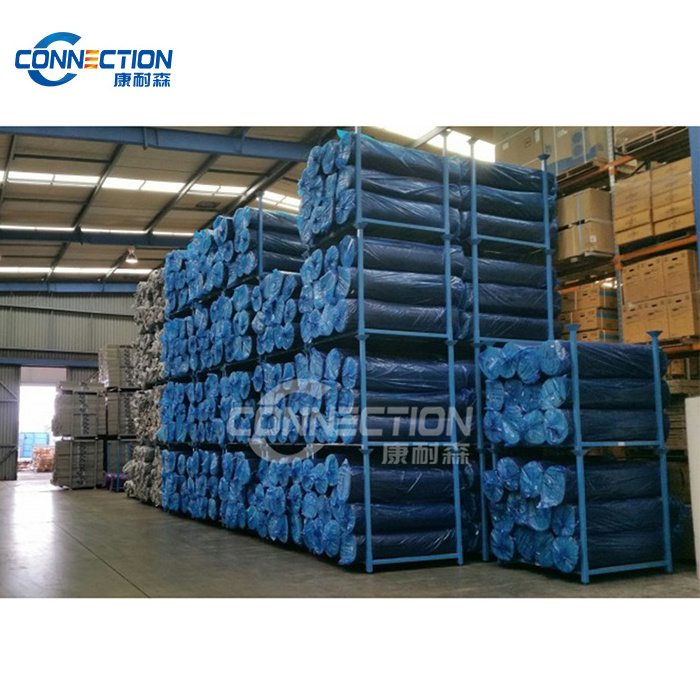 portable steel tube pipes detach warehouse stacking storage fabric roll pallet racks for forklift