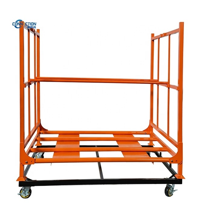 Removable Warehouse Storage heavy duty Stacking Folding Metal Commercial Tire Rack storage motorcycle tire shelf