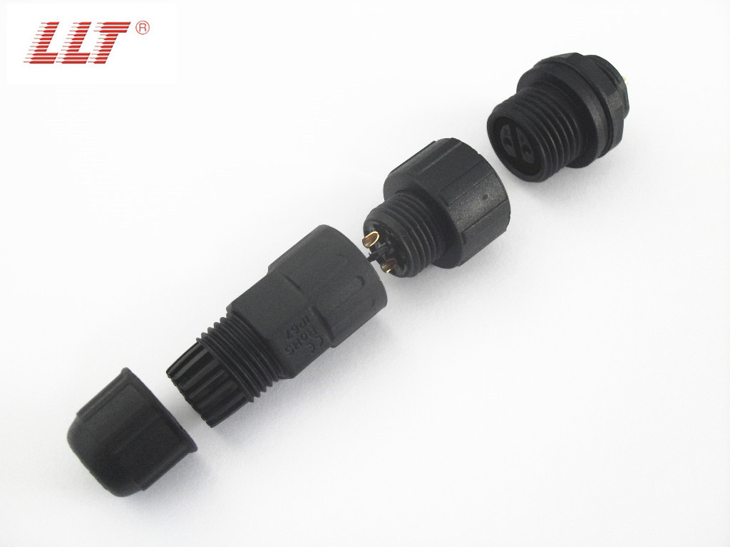 M16 led panel connector 2 3 4 5 pins male female waterproof plug and socket