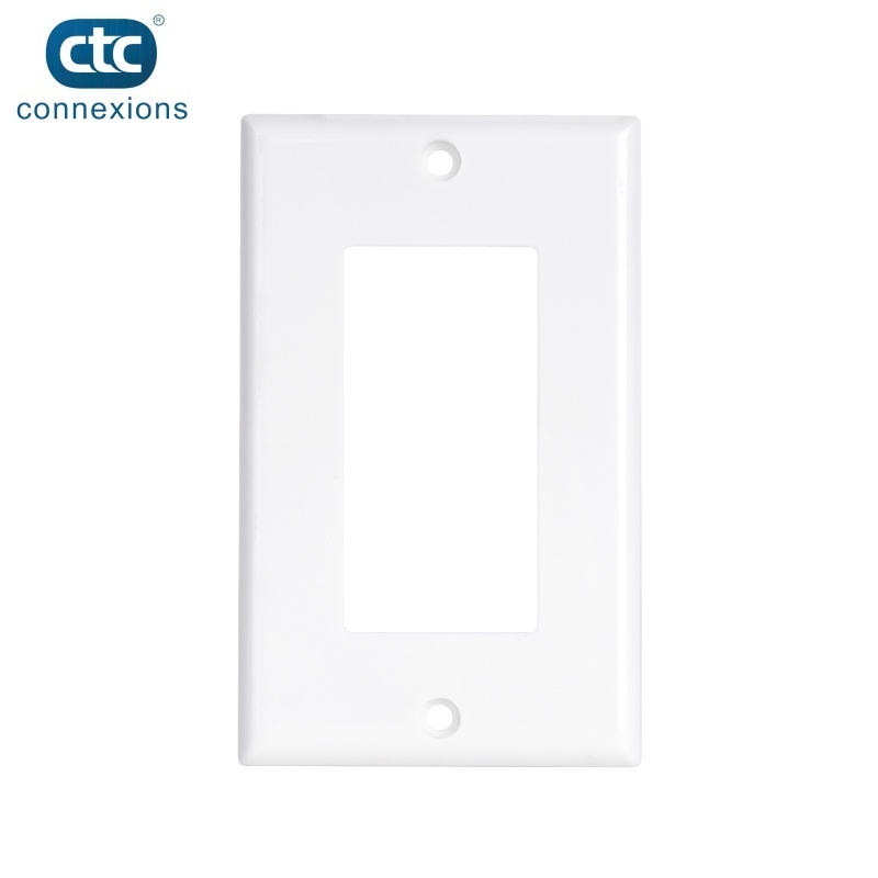 Wholesale American Wall Plate Cover US Standard Wallplate Switch Wall Sockets Audio Video Cable Wall Outlet Covers With Screws