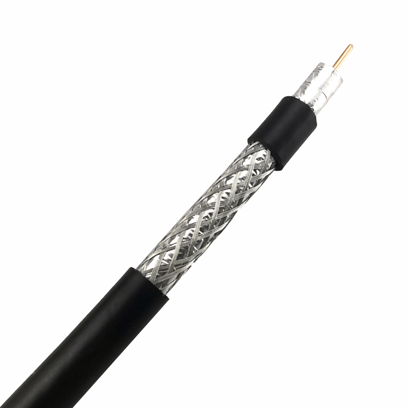 High Voltage CCA/CCS 75 Ohm RG6 Quad Shield Cable CATV Antena RG 6 Rf Coaxial Cable with Sma Connector