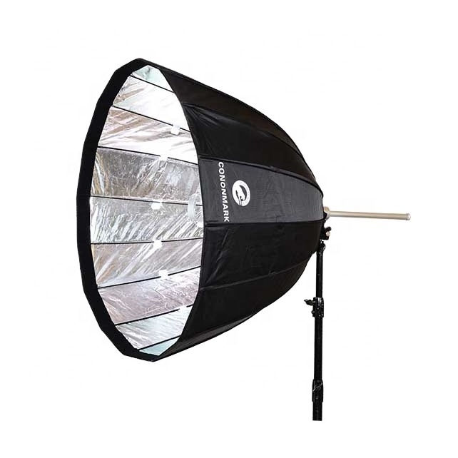 Cononmark indirect  deep Parabolic Umbrella Softbox for professional LED video light Photography equipment