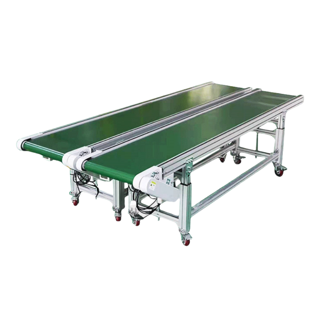 factory wholesale price fully automatic aluminum profile food grade conveyor belt with side rails can be tilted