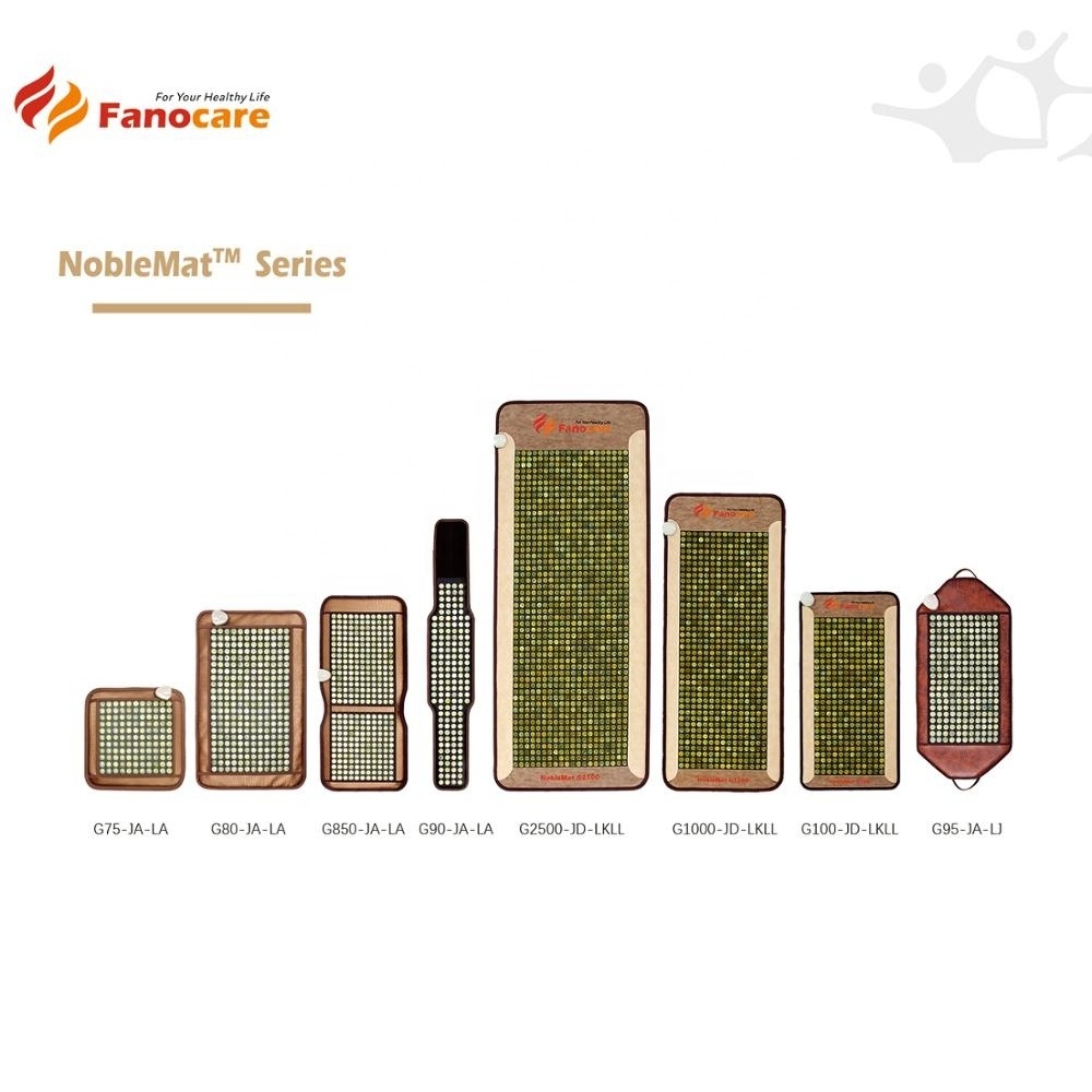 Fanocare NobleMat CE FIR Korea tourmaline far infrared electric heating jade mat