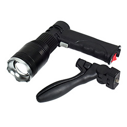 T6 3600 A Conpex Torch Super Bright Flashlight Hunting, camping And Searching 18650 multi functional Flesh light pistol light