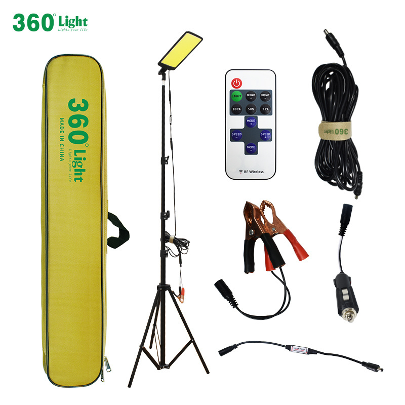 360light FR-20 COB Remote Control tripod stand for camping light on pole led light camp