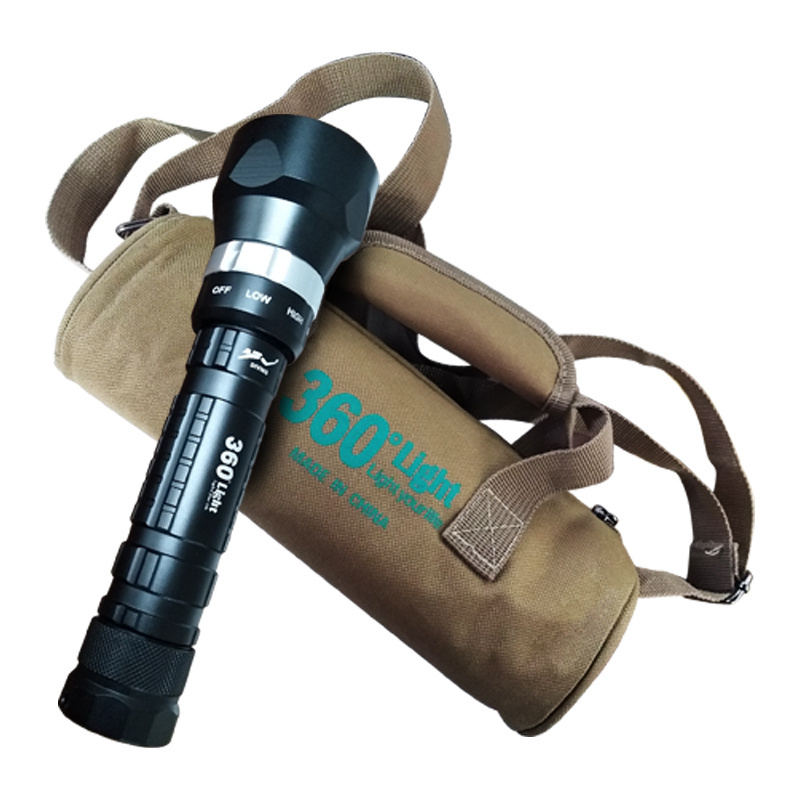 2024 New arrival Underwater diving torch 12V high power 4800LM led torch light flash light