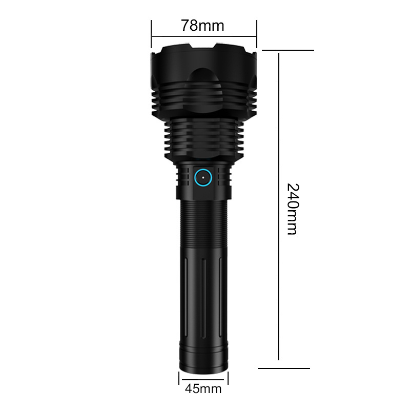 Hot Sale TW-1039 High Power Rechargeable Flashlight Torch 18650 Super Bright Powerful Torch Tactical Led Flashlight