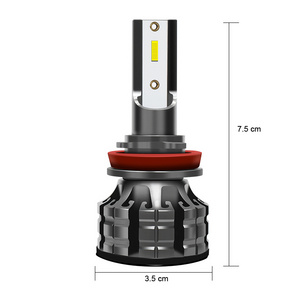 Conpex Factory Wholesale Super bright 2024 25W/bulb csp chip H11 led headlight bulbs CE certificate led headlight