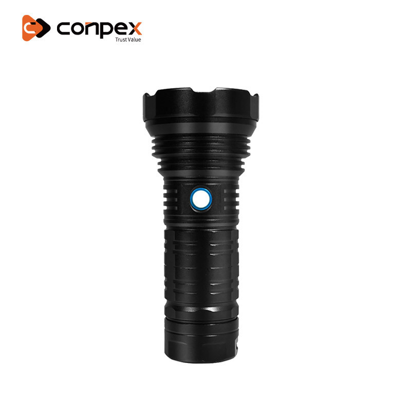 Conpex Aluminum High Powered USB Rechargeable Tactical Flashlights Powerful Outdoor Portable LED Torch Flashlight