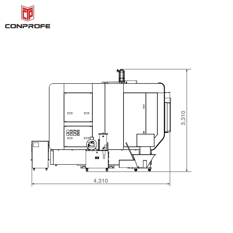 SPV650-5AXIS China Heavy Duty CNC Milling Machine Center Cnc 5 Ejes Fresadora