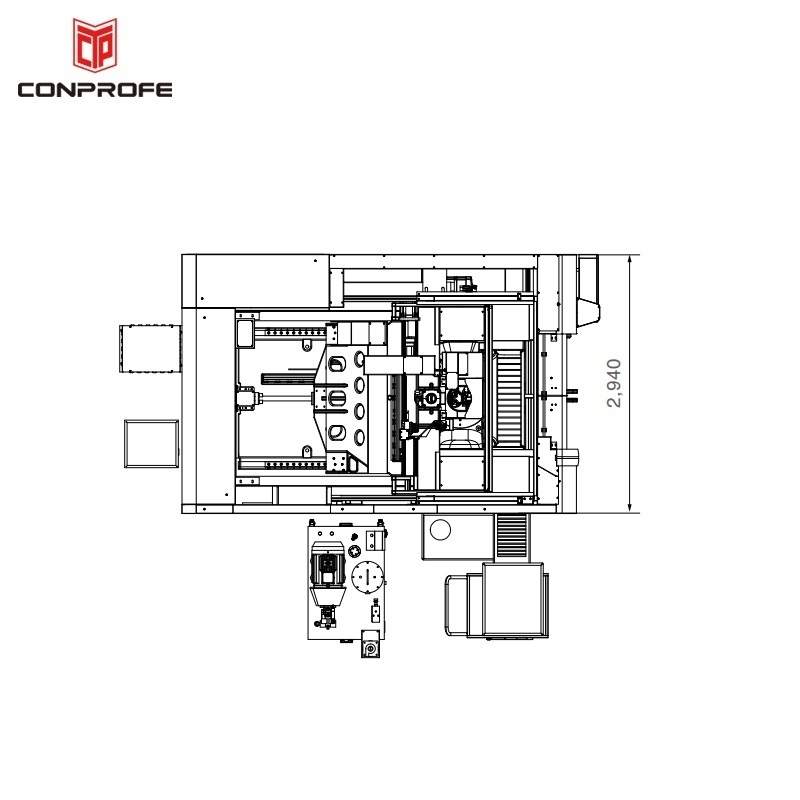 SPV650-5AXIS China Heavy Duty CNC Milling Machine Center Cnc 5 Ejes Fresadora