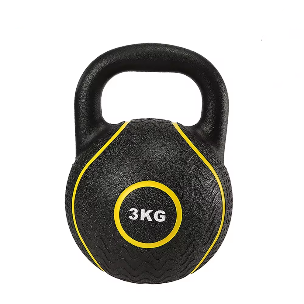 Premium Quality Gym Rubber Kettlebell 8kg for Strength Training Competition Kettlebell